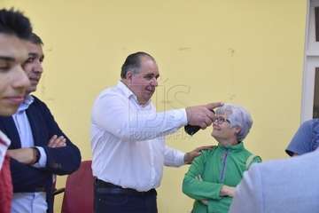 Visita de apyo a los grupos murgueros de Telde (Foto Francisco Javier Santana)